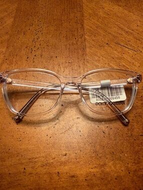 Dolce & Gabbana Transparent/Clear Cat-Eye Frames
